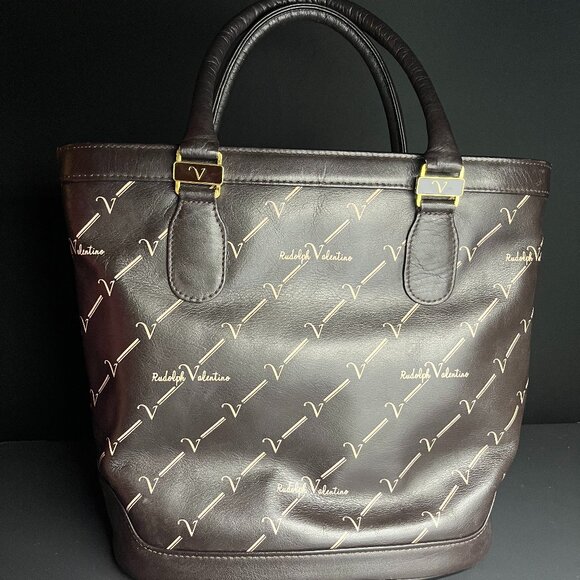 Rudolph Valentino brown handbag EUC - Picture 2 of 5